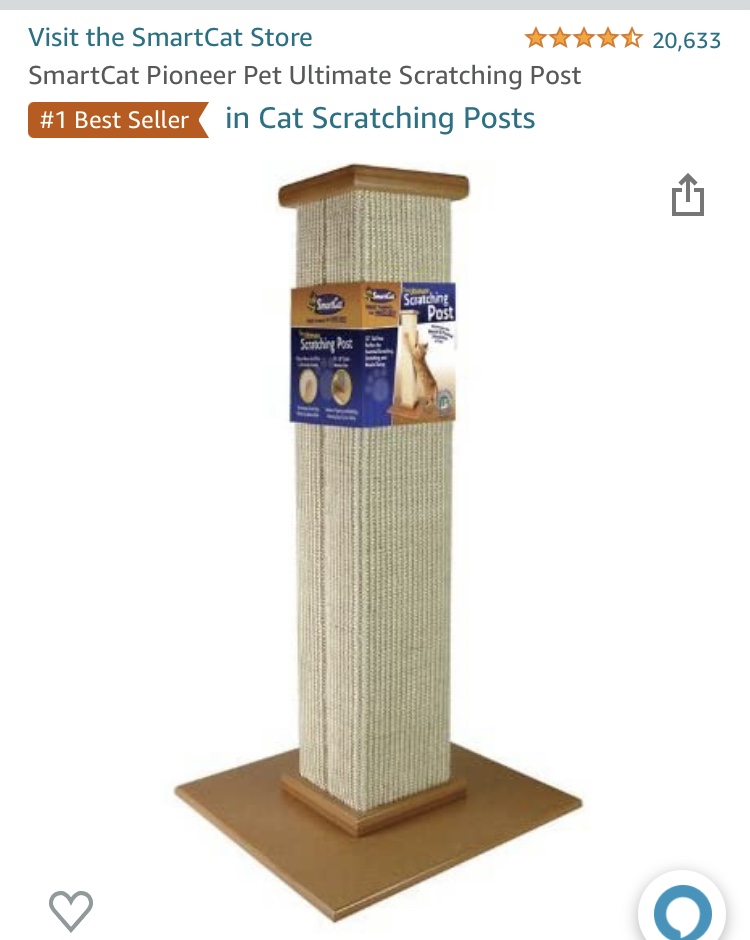 cat scratching post
The Essential Cat Lady's Favorite Things