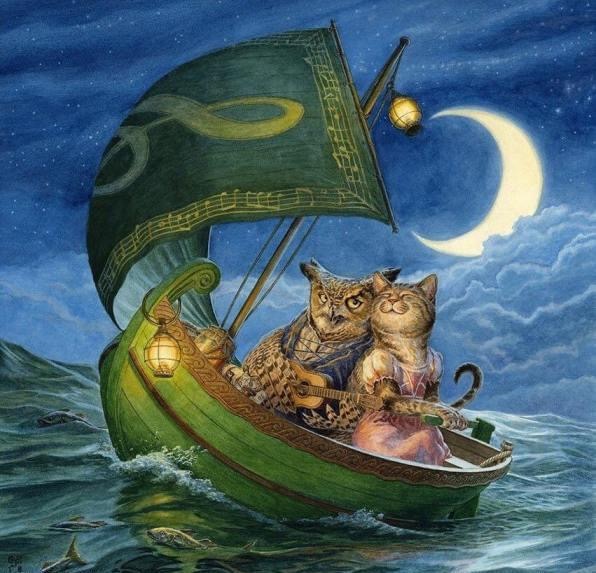Kittens sailing in the moonlight.
Clothing & Apparel
