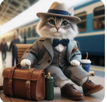 Cat waiting for the train
Skin: We Only Get One Suit